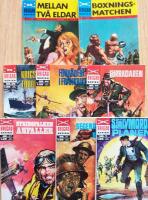 Brigad-serien 8 st. spridda nr. 1969-72