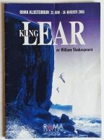Kung Lear - teaterprogram Roma Klosterruin