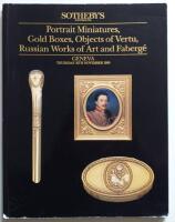 Portrait Miniatures, Gold Boxes, Objects of Vertu, Russian Works of Art and Faberg&egrave; - Auktionskatalog