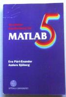 Anv&auml;ndarhandledning f&ouml;r MATLAB&reg; 5