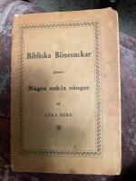 Bibliska B&ouml;nesuckar j&auml;mte N&aring;gra enkla s&aring;nger