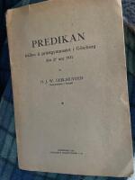 Predikan h&aring;llen &aring; pr&auml;stgymnasiet i G&ouml;teborg den 27 maj 1931