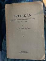 Predikan h&aring;llen &aring; pr&auml;stgymnasiet i G&ouml;teborg den 27 maj 1931