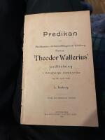 Predikan vid Predikanten vid l&auml;ncellf&auml;ngelset i G&ouml;teborg Pastor Theodor Wallerius&rsquo; jordf&auml;stning 