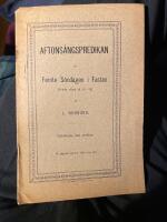 Aftons&aring;ngspredikan p&aring; Femte S&ouml;ndagen i Fastan