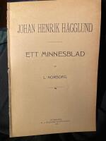 Johan Henrik H&auml;gglund  Ett minnesblad