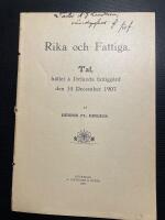 Med j&auml;rnv&auml;gen inbryter en ny tid+Rika och Fattiga