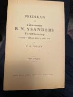 Predikan vid kyrkoherde B. N. Ysanders Jordf&auml;stning i Torsby kyrka den 22 jan. 1931
