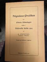 H&ouml;gm&auml;sso-Predikan p&aring; F&ouml;rsta B&ouml;ndagen h&aring;llen i Uddevalla kyrka 1914