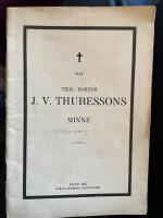 Till Teol. Doktor J. V. Thuressons minne