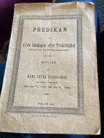 Predikan p&aring; 27:de S&ouml;ndagen efter Trefaldighet (Om de visa och f&aring;vitska jungfrurna) h&aring;llen i Qville