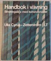 Handbok i v&auml;vning : bindningsl&auml;ra med konstv&auml;vnader