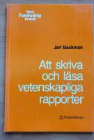 Att skriva och l&auml;sa vetenskapliga rapporter