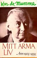 Mitt arma liv &aring;ren 1925 - 1935