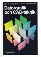 Datorgrafik och CAD-teknik