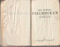 Den Svenska Psalmboken Av konungen gillad och statsf&auml;st &aring;r 1937