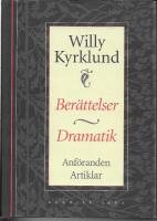 Ber&auml;ttelser, dramatik, anf&ouml;randen, artiklar
