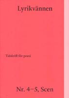 Lyrikv&auml;nnen 2020:4-5
