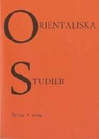 Orientaliska Studier 2009:1 (122)