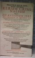 Practic&aelig; nov&aelig; imperialis Saxonic&aelig; rerum criminalium : pars I-III