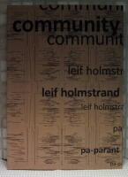 Community: Dikter och lyrisk dramatik 1998&ndash;2024