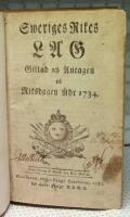 Sweriges Rikes lag : gillad och antagen p&aring; Riksdagen &aring;hr 1734