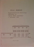 Villa Bonnier. Byggnadshistorisk beskrivning upprättad av Ingrid Böhn-Jullander i november 1975