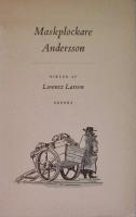 Maskplockare Andersson. Dikter