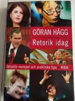 Retorik idag