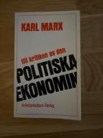 Till kritiken av den politiska ekonomin 