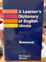 A learner's dictionary of English idioms