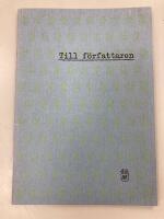 Till f&ouml;rfattaren