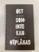 Det som inte kan utpl&aring;nas