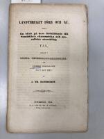 Landtbruket f&ouml;rr och nu, jemte en blick p&aring; dess f&ouml;rh&aring;llande till samh&auml;llets ekonomiska och moraliska utveckling. Tal, h&aring;llet i Kongl. Vetenskaps-Akademien vid Pr&aelig;sidii nedl&auml;ggande den 9 april 1851.