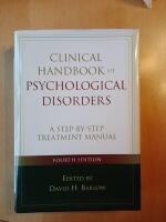 Clinical handbook of psychological disorders - a step-by-step treatment man