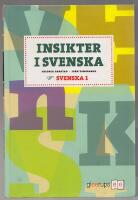 Insikter i svenska 1
