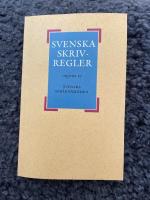Svenska skrivregler