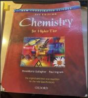 Chemistry for Higher Tier