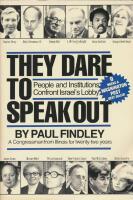 They dare to speak out - people and institutions confront Israel's lobby