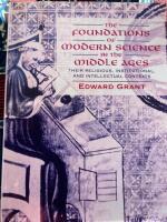 The foundations of modern science in the Middle Ages : their religious, institutional, and intellectual contexts