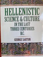 Hellenistic science and culture in the last three centuries B.C.