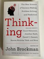 Thinking : the new science of decision-making, problem-solving, and prediction