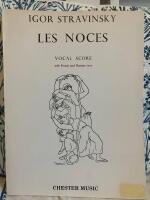 Les Noces (vocal score)
