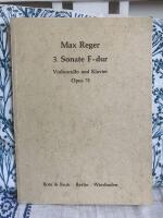3. Sonate F-dur (Violoncello und Klavier) Opus 78