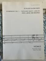 Symphony no. 1 - "Oceanic days" (1995-97) for large orchestra (Score)
