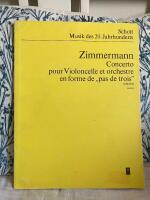 Concerto pour Violoncelle et orchestre en form de "pas de trois" (1965/66) (Partitur)