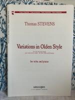 Variations in Olden Style (för tuba och piano)
