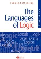 Languages of logic - an introduction to formal logic