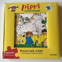 Pippi L&aring;ngstrump - Pussel och citat - Pusselbok