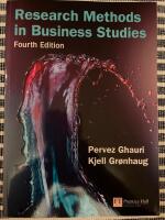 Research methods in business studies